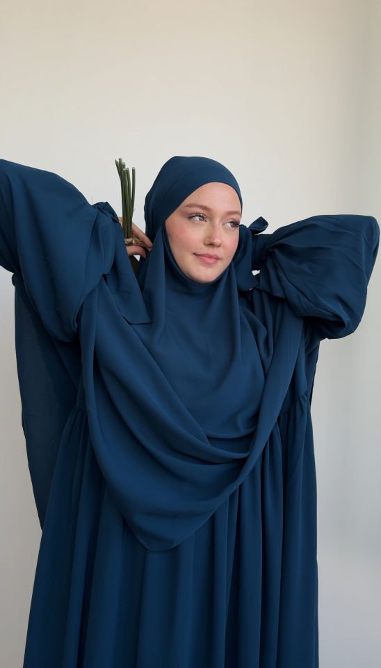 PETROL MAVİ MİHRİMAH TAKIM