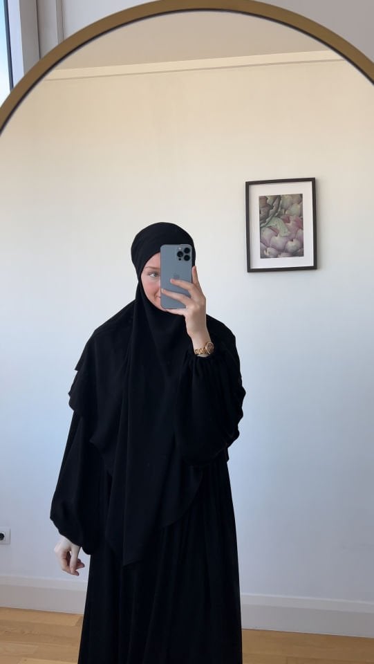 SİYAH MEDİNE İPEĞİ SUFLE