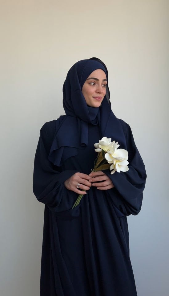 LACİVERT MAVERA ŞAL TAKIM