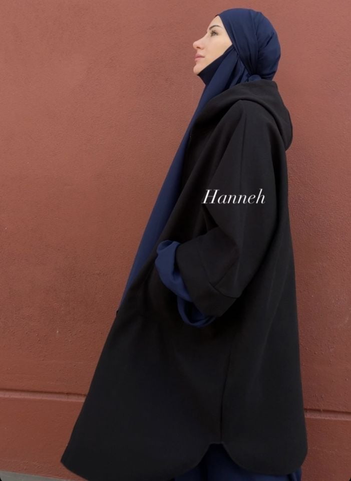 SİYAH KAŞE PANÇO