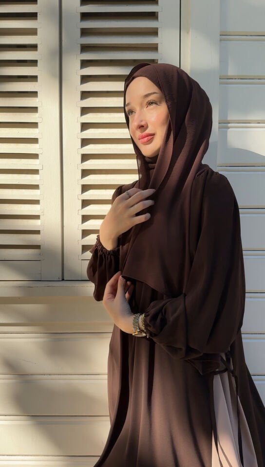 FATIMA MODEL ACI KAHVE ŞAL TAKIM