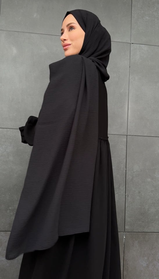 SİYAH SAREL ŞAL TAKIM