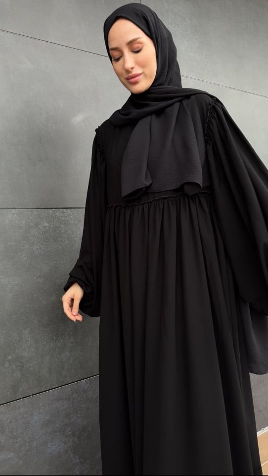 SİYAH MASİVA ŞAL TAKIM