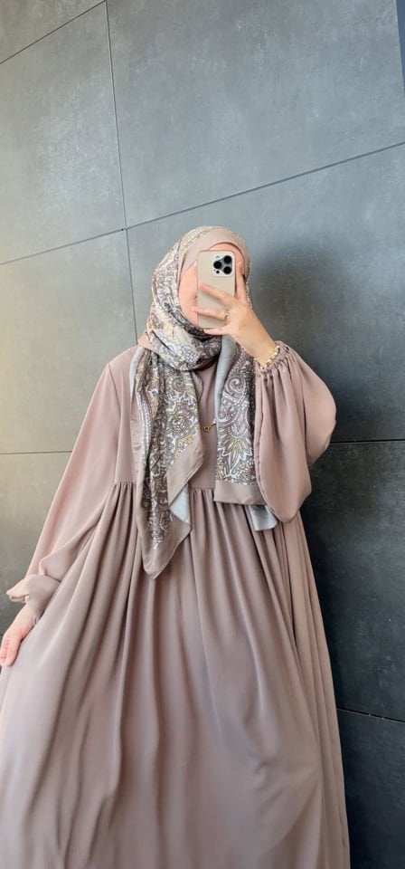 KOYU BEJ MAVERA ETNİK ŞAL TAKIM