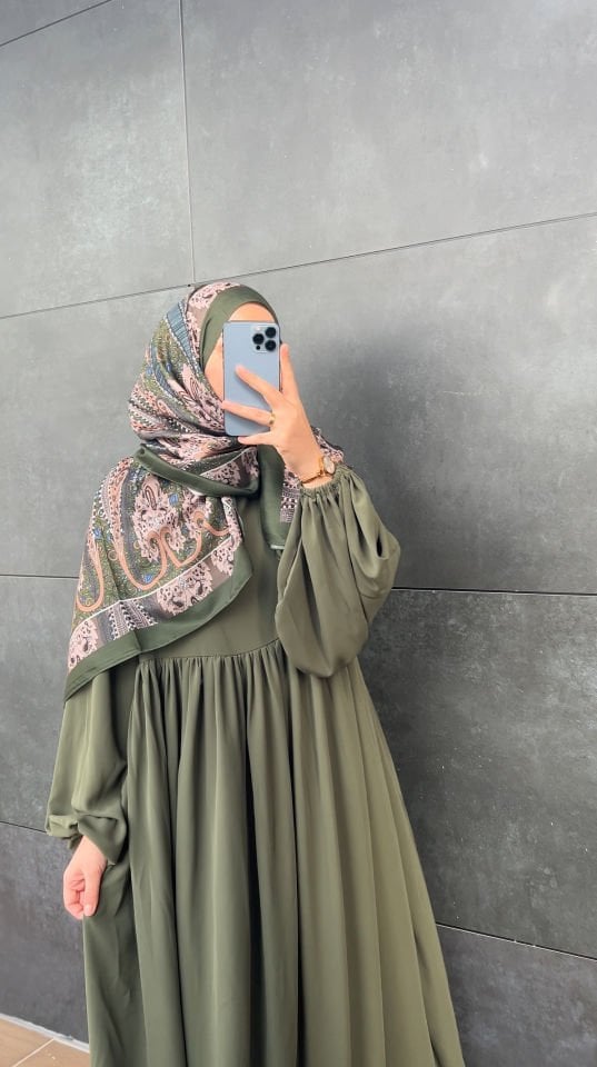 YAPRAK YEŞİLİ MAVERA ETNİK ŞAL