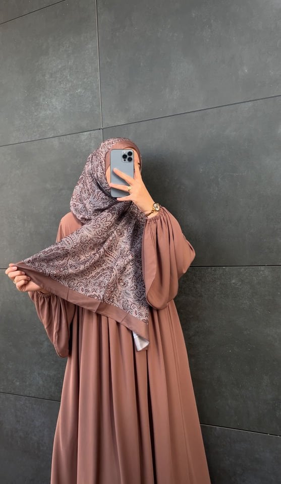 SÜTLÜ KAHVE MAVERA ETNİK ŞAL TAKIM