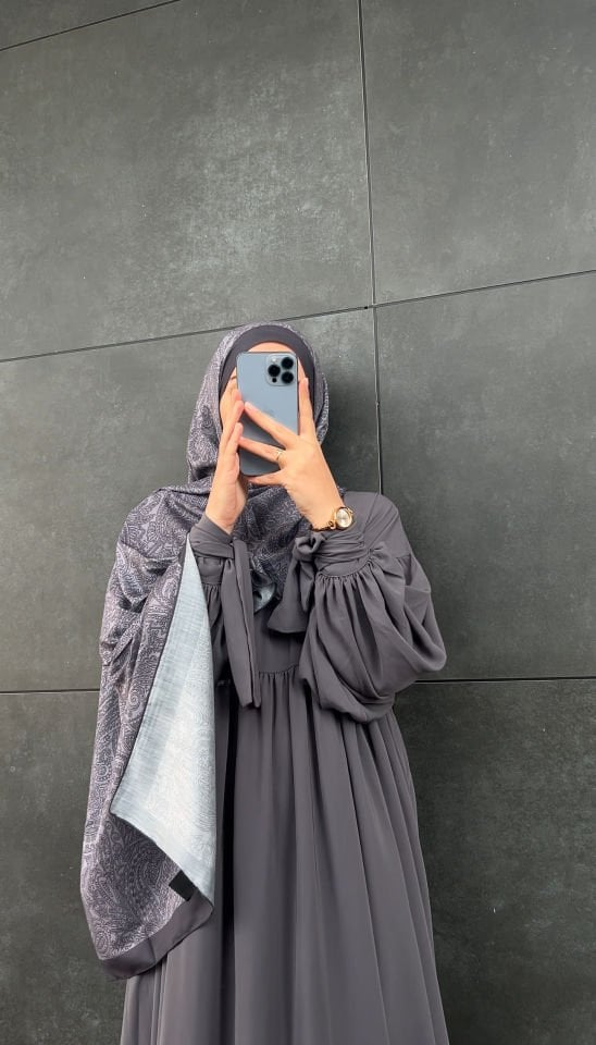 ANTRASİT MİHRİMAH ETNİK ŞAL TAKIM GRİ