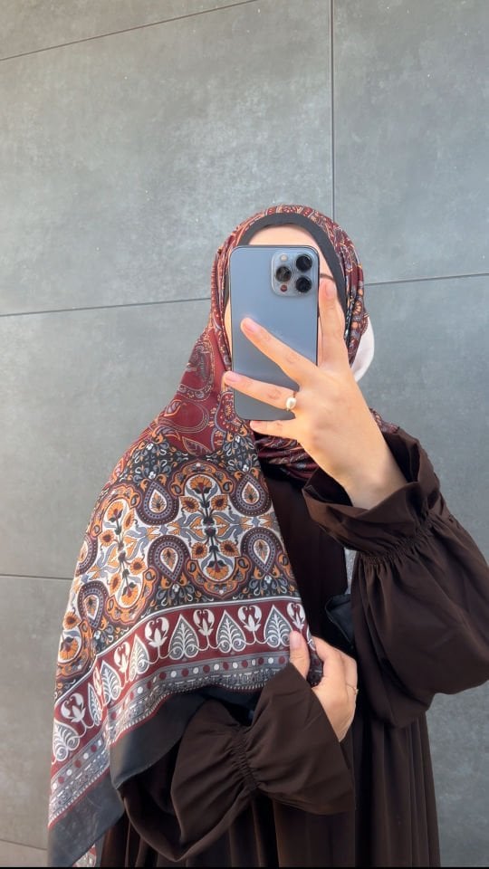 ACI KAHVE SAREL KİREMİT  KAHVE ETNİK ŞAL TAKIM