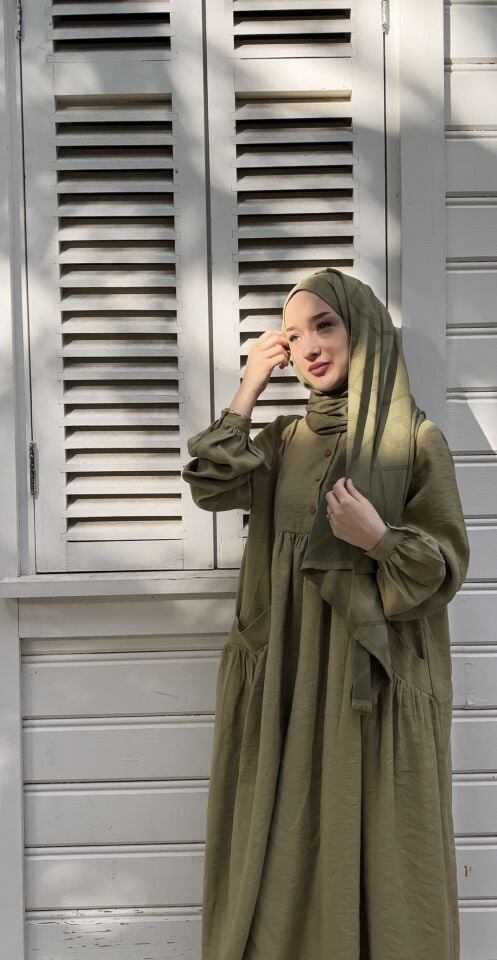 SOFT YEŞİL HANSA ELBİSE