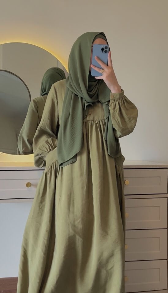SOFT YEŞİL HANSA ELBİSE