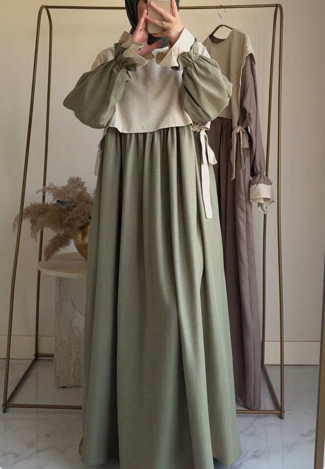 NİSA FERACE YEŞİL