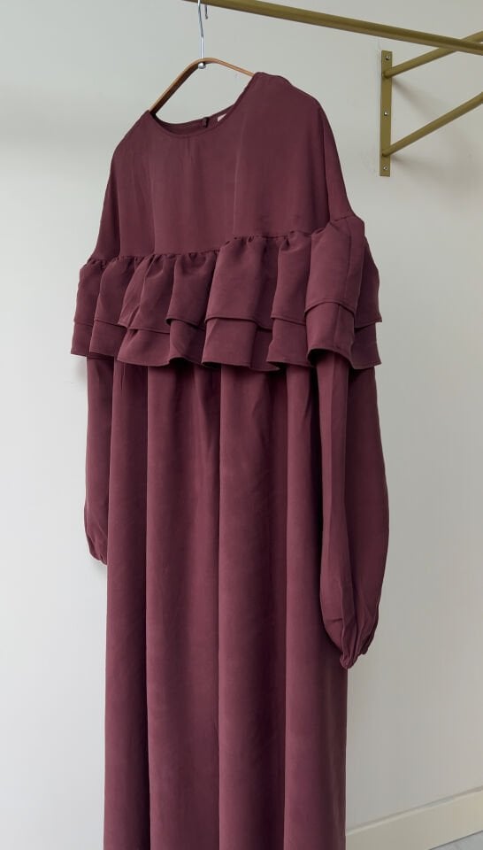 REVA ELBİSE BORDO
