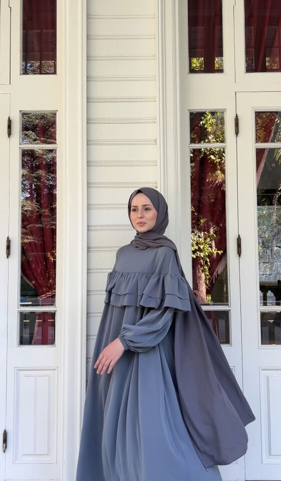 REVA ELBİSE ANTRASİT