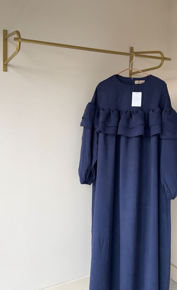 REVA ELBİSE LACİVERT