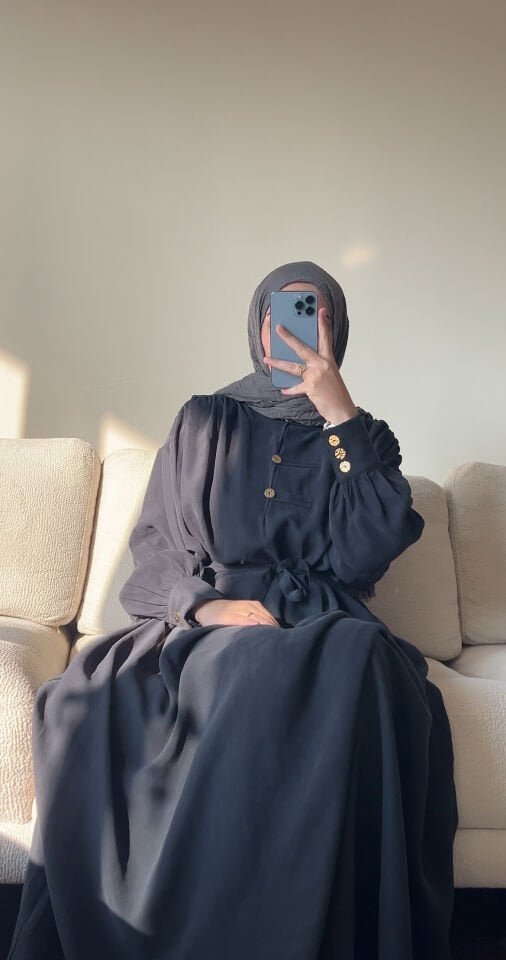 LİN MODAL ELBİSE FÜME