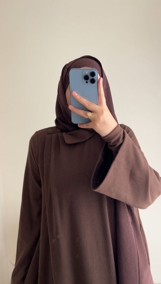 SİTARE ELBİSE KAHVE