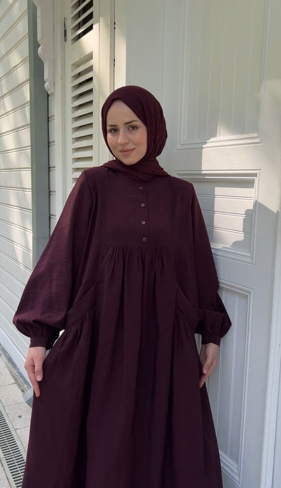 HANSA ELBİSE BORDO