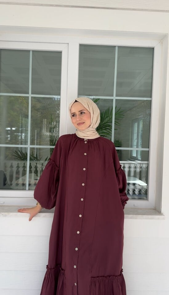 MEHLİKA ELBİSE BORDO
