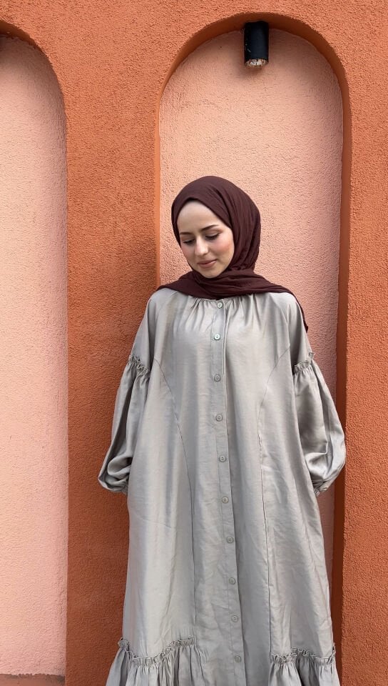 MEHLİKA ELBİSE TAŞ RENK