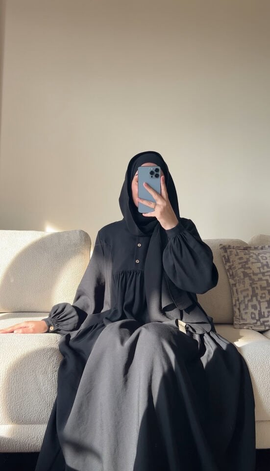 HANSA ELBİSE SİYAH