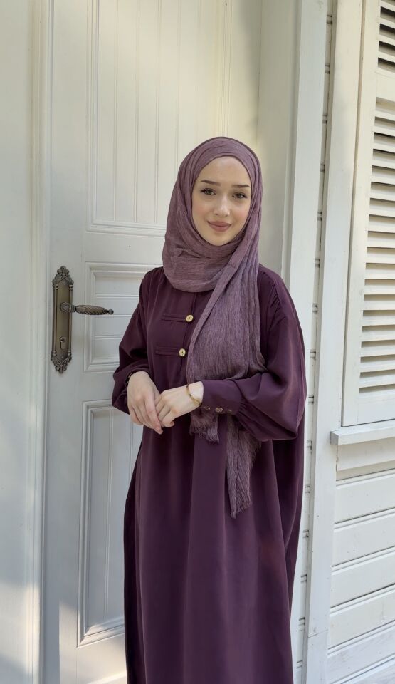 LİN MODEL MODAL ELBİSE MÜRDÜM